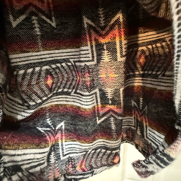 Aztec Pattern Button Down Shirt - Picture 6 of 9